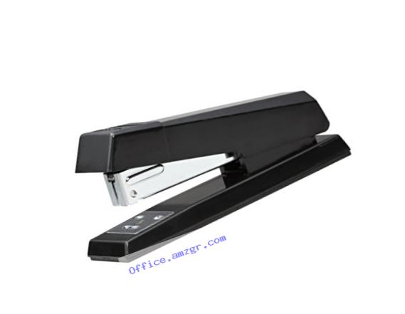 Bostitch No-Jam  Premium Half-Strip Desktop Stapler, 20 Sheets, Black (B600-BLACK)