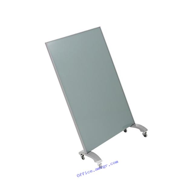 Learniture Double-Sided Magnetic Tempered Glass Partition, 36