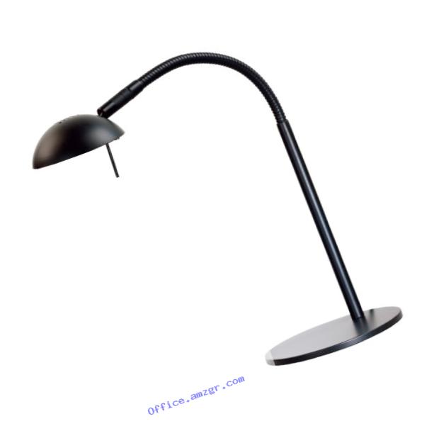 Kenroy Home 20971BL Basis Halogen Desk Lamp, Black
