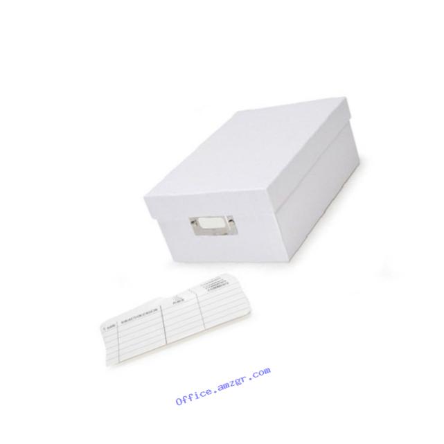 Darice Photo Storage Box, Plain White Paper