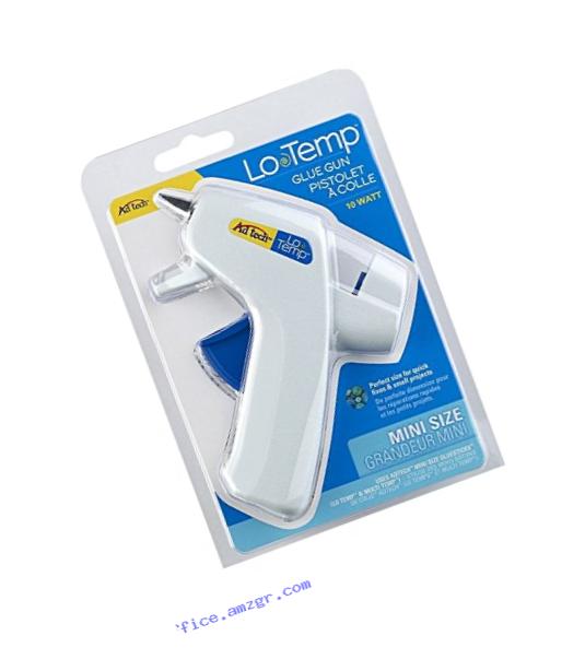 AdTech Lo-Temp Mini Glue Gun | Low Temp Compact Tool for Crafting, School Projects and DIY | Item#0450