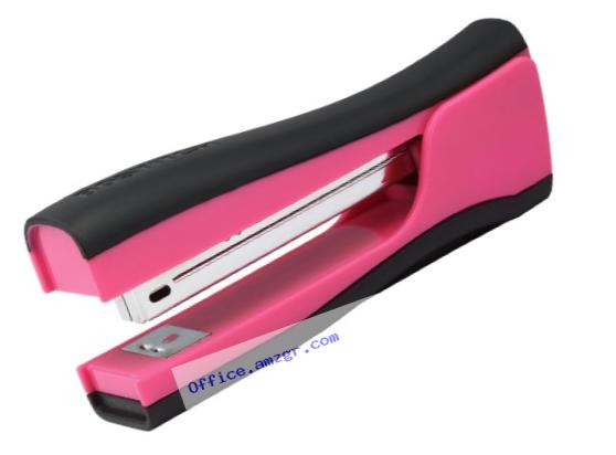 Bostitch Dynamo 4 in 1 Standup Stapler with Intergrated Pencil Sharpener, Staple Remover & Stapler Storage, Pink (B696-PINK)