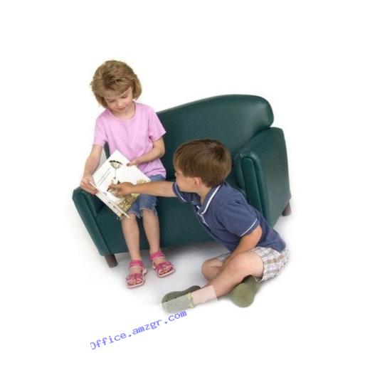 Brand New World Furniture FPVT100 Brand New World Preschool Premium Vinyl Upholstery Sofa -Teal , 38.99