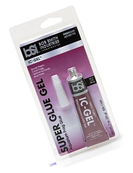 Bob Smith Industries BSI-116H Clear IC-Gel Super Glue Gel, 0.7 oz