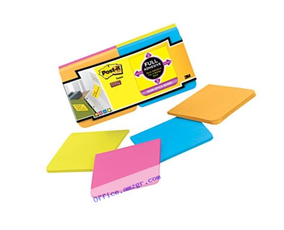 Post-it Super Sticky Full Adhesive Notes, 3 in x 3 in, Rio de Janeiro Collection, 12 pads/pack (F330-12SSAU)