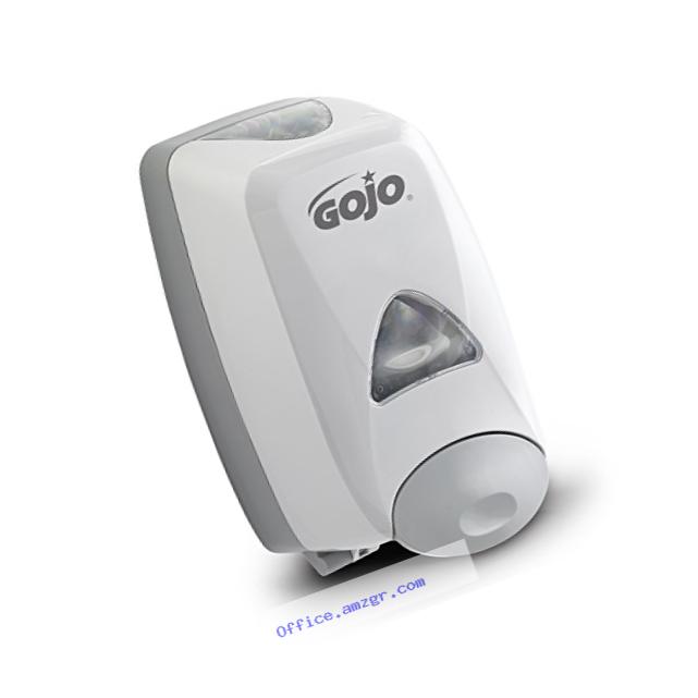 GOJO 515006 Liquid Foaming Soap Dispenser, 1250mL, 6 1/8w x 5 1/8d x 10 1/2h, Gray/White