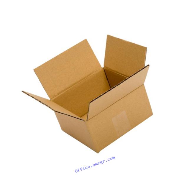 Pratt PRA0008 100% Recycled Corrugated Cardboard Box, 6