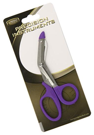 Prestige 5.5 inch Nurses Utility Scissors with Purple Handles