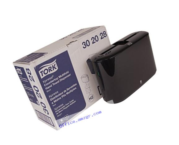 Tork 302028 Xpress Countertop Multifold Hand Towel Dispenser, Plastic, 7.92