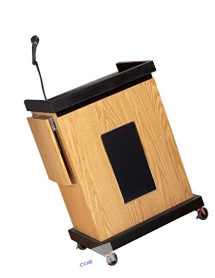 Oklahoma Sound SCL-S-OK Smart Cart Lectern with Sound, 28