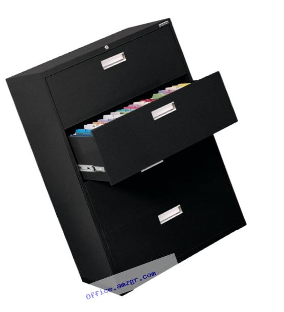 Sandusky Lee 600 Series Lateral File Steel 4-Drawer Cabinet, 36