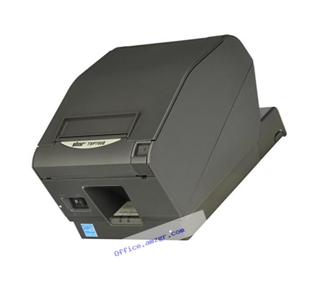 Star Micronics TSP700II Series, TSP743IIL-24 GRY POS Network Thermal Label Printer, Ethernet, Gray - 37999950