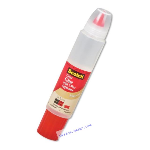 Scotch Glue with Two Way Applicator for the Home and Office, 1.6 Ounces (6050)