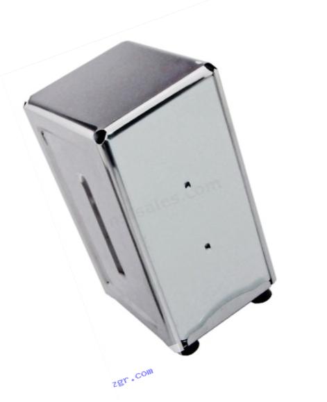 New Star 24074 Stainless Steel Tall Fold Napkin Dispenser, 3.875 by 4.75 by 7.5-Inch