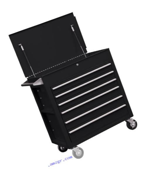 Sunex 8057BK Premium Full Drawer Service Cart- Black