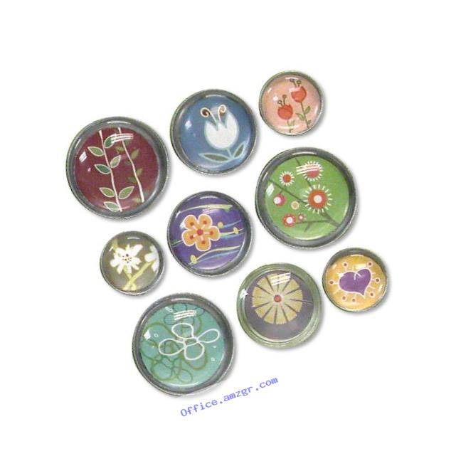 Quartet Bubble Push Pins, Assorted Designs (79225)