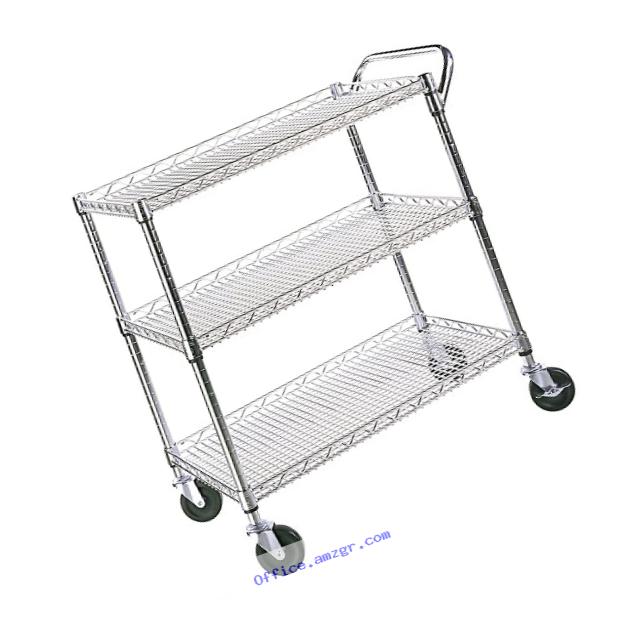 Seville Classics Industrial All-Purpose Utility Cart, NSF Listed
