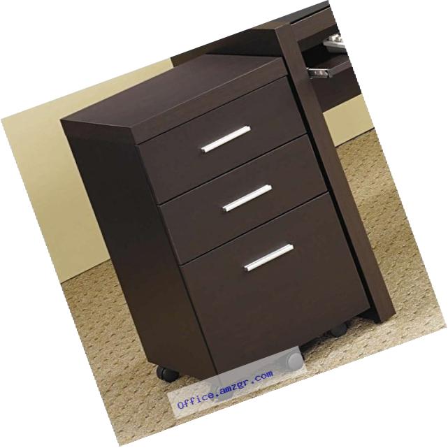 Coaster Home Office File Cabinet in Cappuccino Finish
