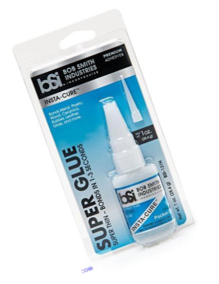 Bob Smith Industries BSI-131H Clear Insta-Cure Thin Super Glue, 1 fl. oz.