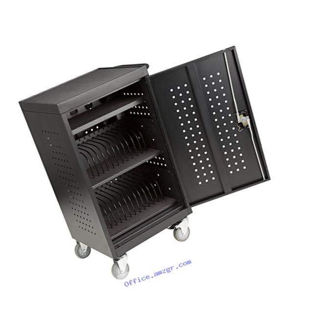 Fat Catalog ALT-ADN1008-SO 30 Bay Laptop/Tablet Storage Assembled Charging Station Cart