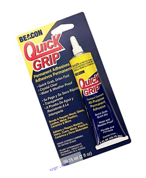 Beacon Quick Grip All-Purpose Permanent Adhesive, 2-Ounce