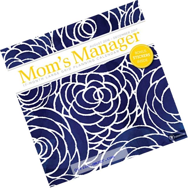 Moms Manager Floral 17 Month 2017 Calendar